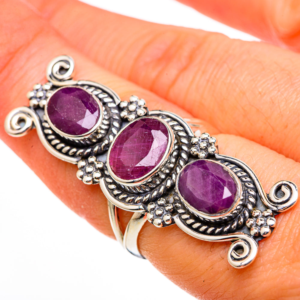 Ruby Rings handcrafted by Anasilvercos - RING100431
