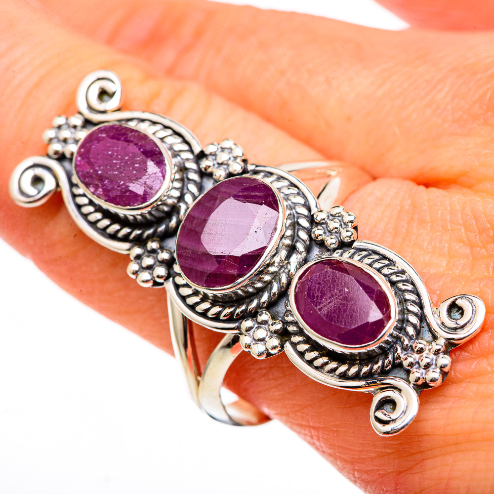Ruby Rings handcrafted by Anasilvercos - RING100444