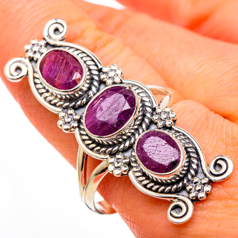 Ruby Rings handcrafted by Anasilvercos - RING100459
