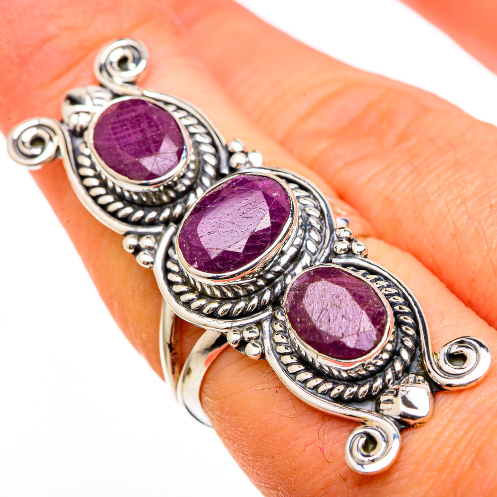 Ruby Rings handcrafted by Anasilvercos - RING100460