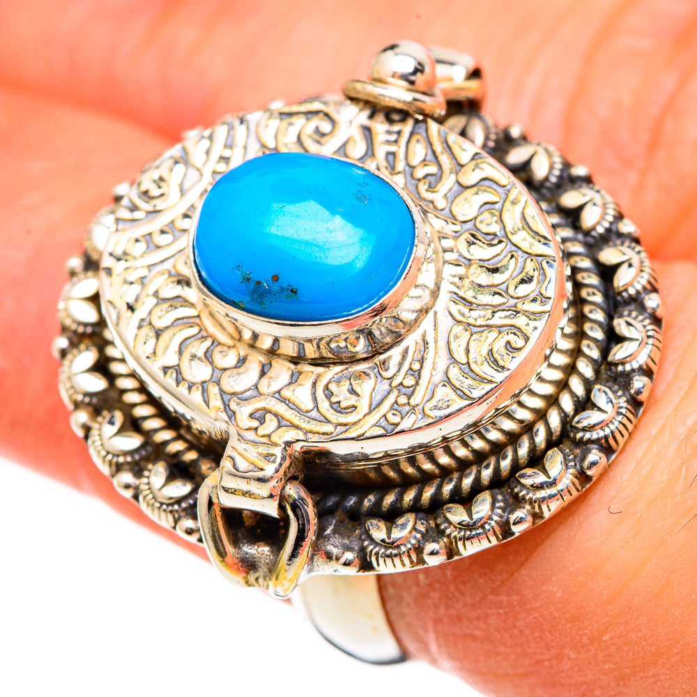 Larimar Rings handcrafted by Anasilvercos - RING100466