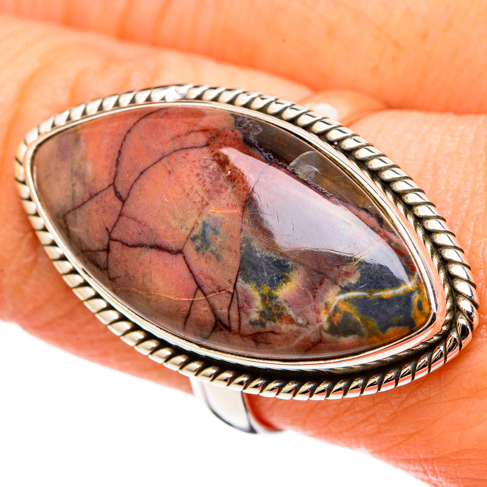 Butterfly Jasper Rings handcrafted by Anasilvercos - RING100471