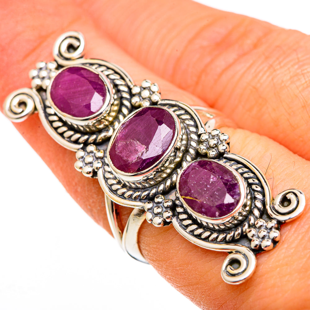 Ruby Rings handcrafted by Anasilvercos - RING100478