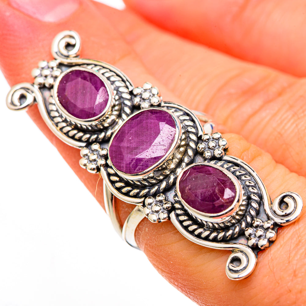 Ruby Rings handcrafted by Anasilvercos - RING100487