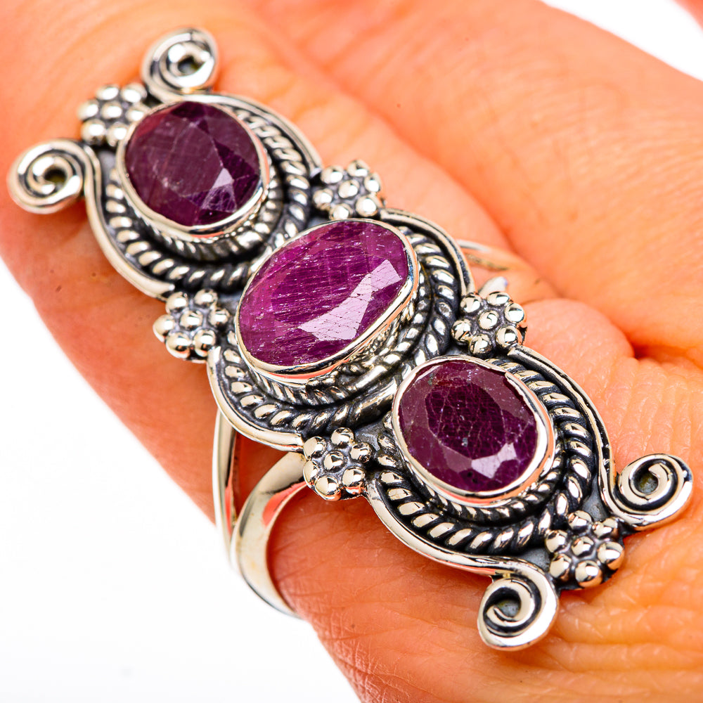 Ruby Rings handcrafted by Anasilvercos - RING100498
