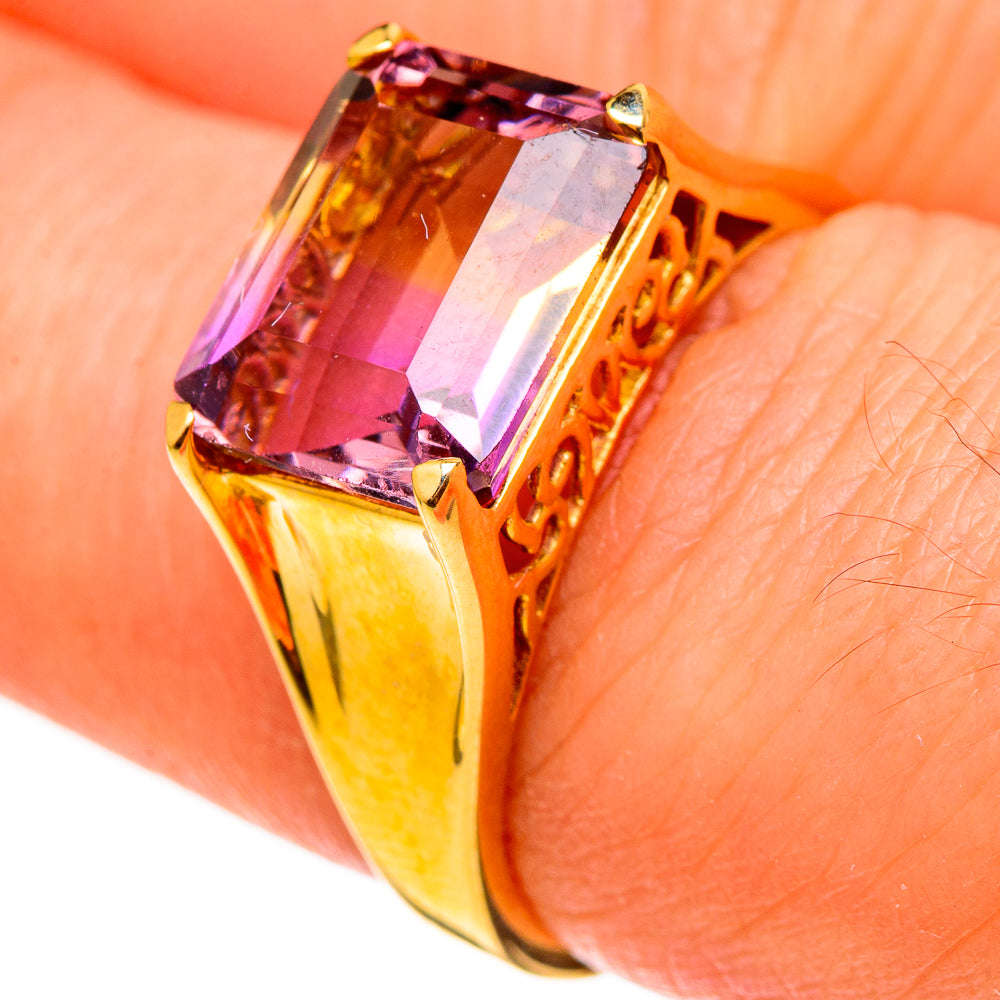 Ametrine Rings handcrafted by Anasilvercos - RING100573