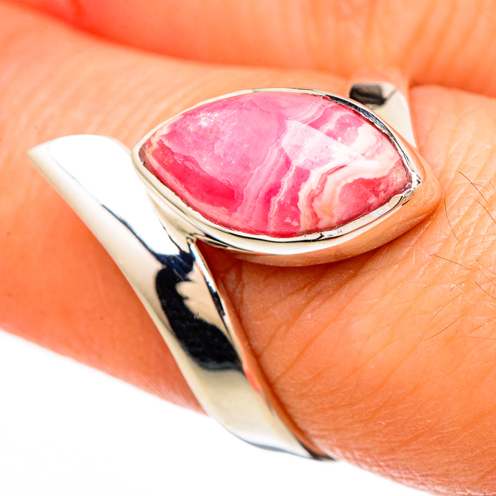 Rhodochorsite Rings handcrafted by Anasilvercos - RING100615