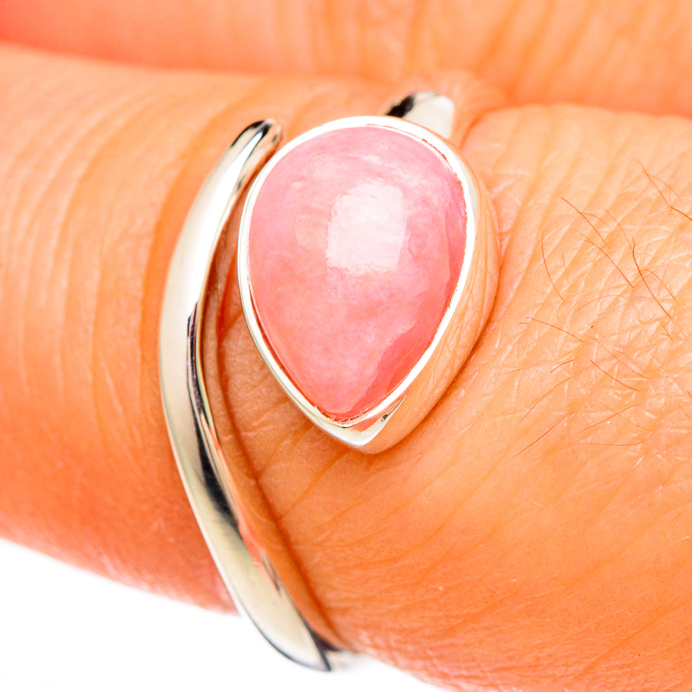 Pink Opal Rings handcrafted by Anasilvercos - RING100616