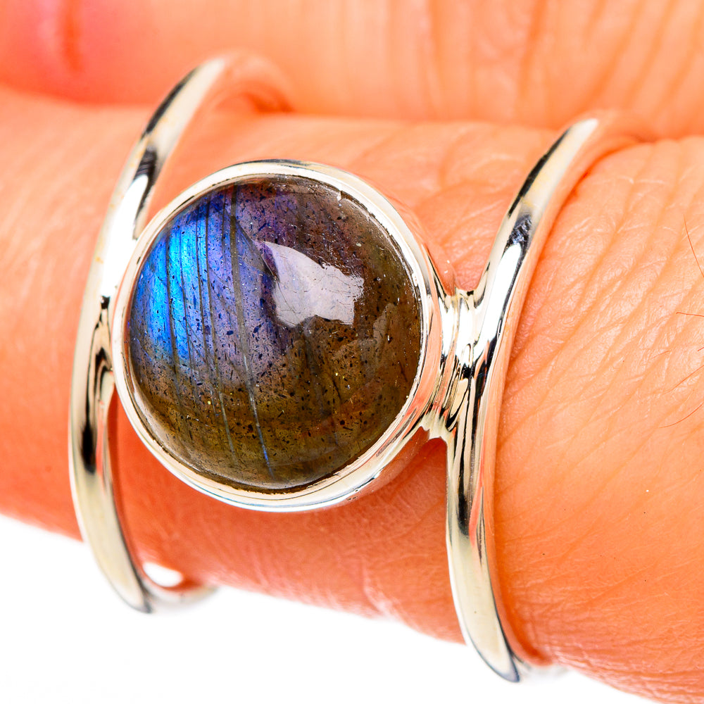 Labradorite Rings handcrafted by Anasilvercos - RING100656