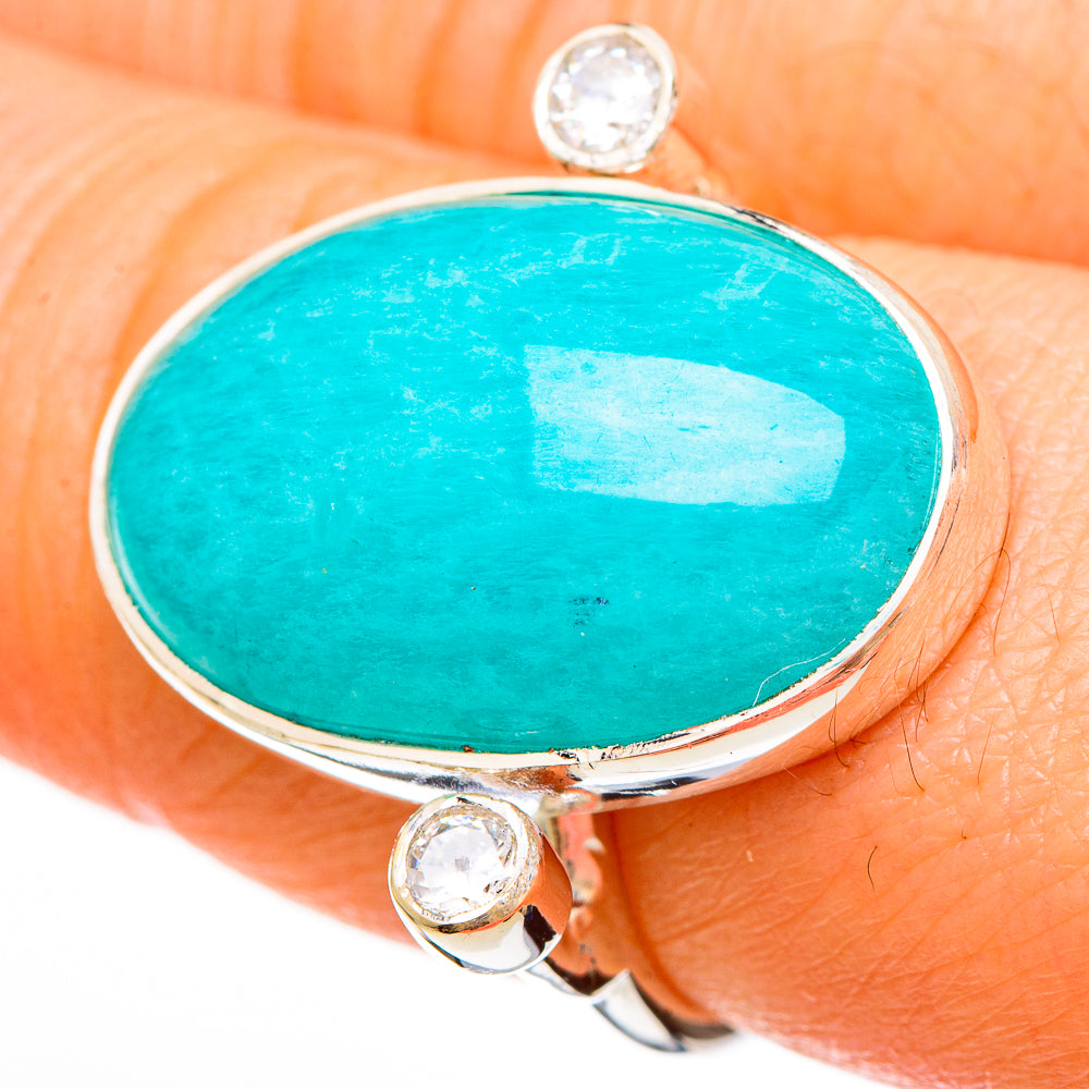Amazonite Rings handcrafted by Anasilvercos - RING100668