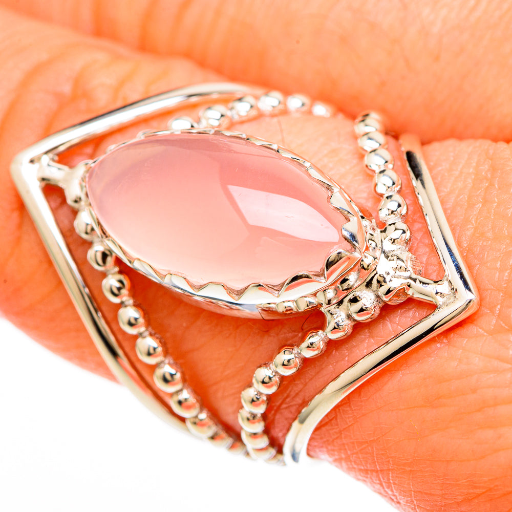Morganite Rings handcrafted by Anasilvercos - RING100676