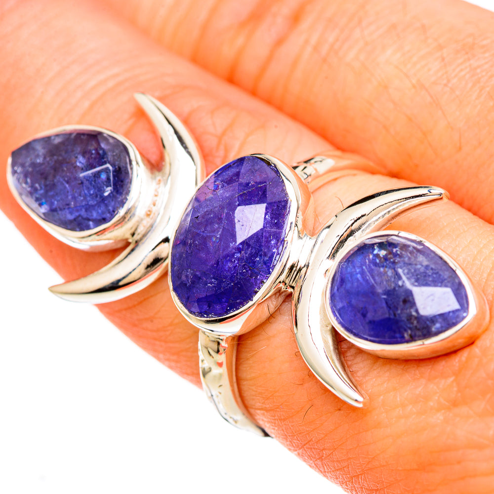 Sapphire Rings handcrafted by Anasilvercos - RING100685