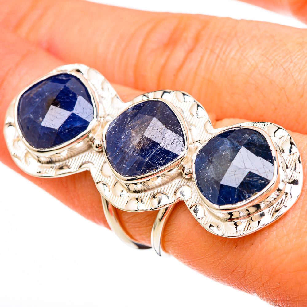 Sapphire Rings handcrafted by Anasilvercos - RING100689