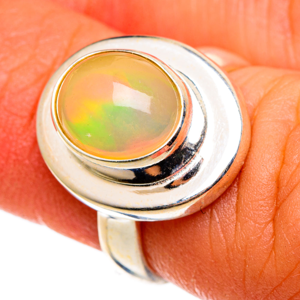 Ethiopian Opal Rings handcrafted by Anasilvercos - RING100745