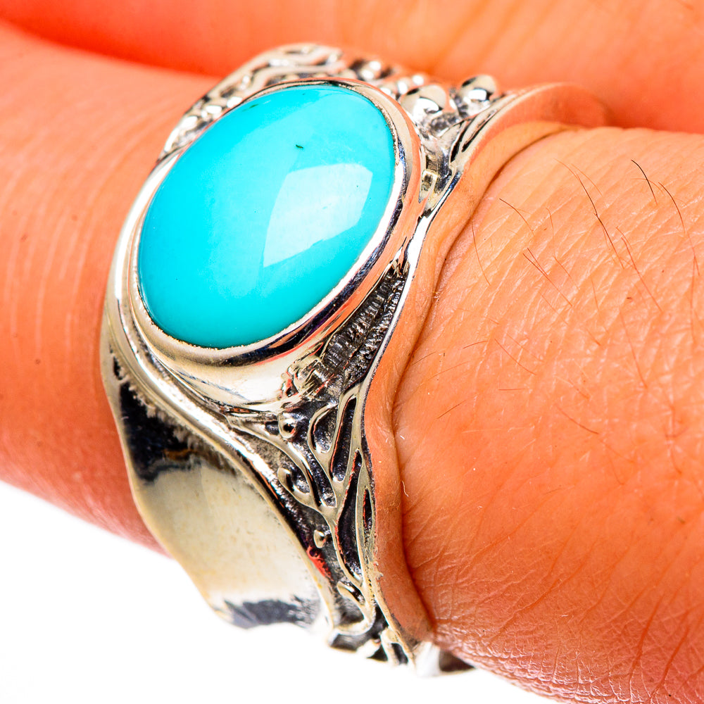 Larimar Rings handcrafted by Anasilvercos - RING100749