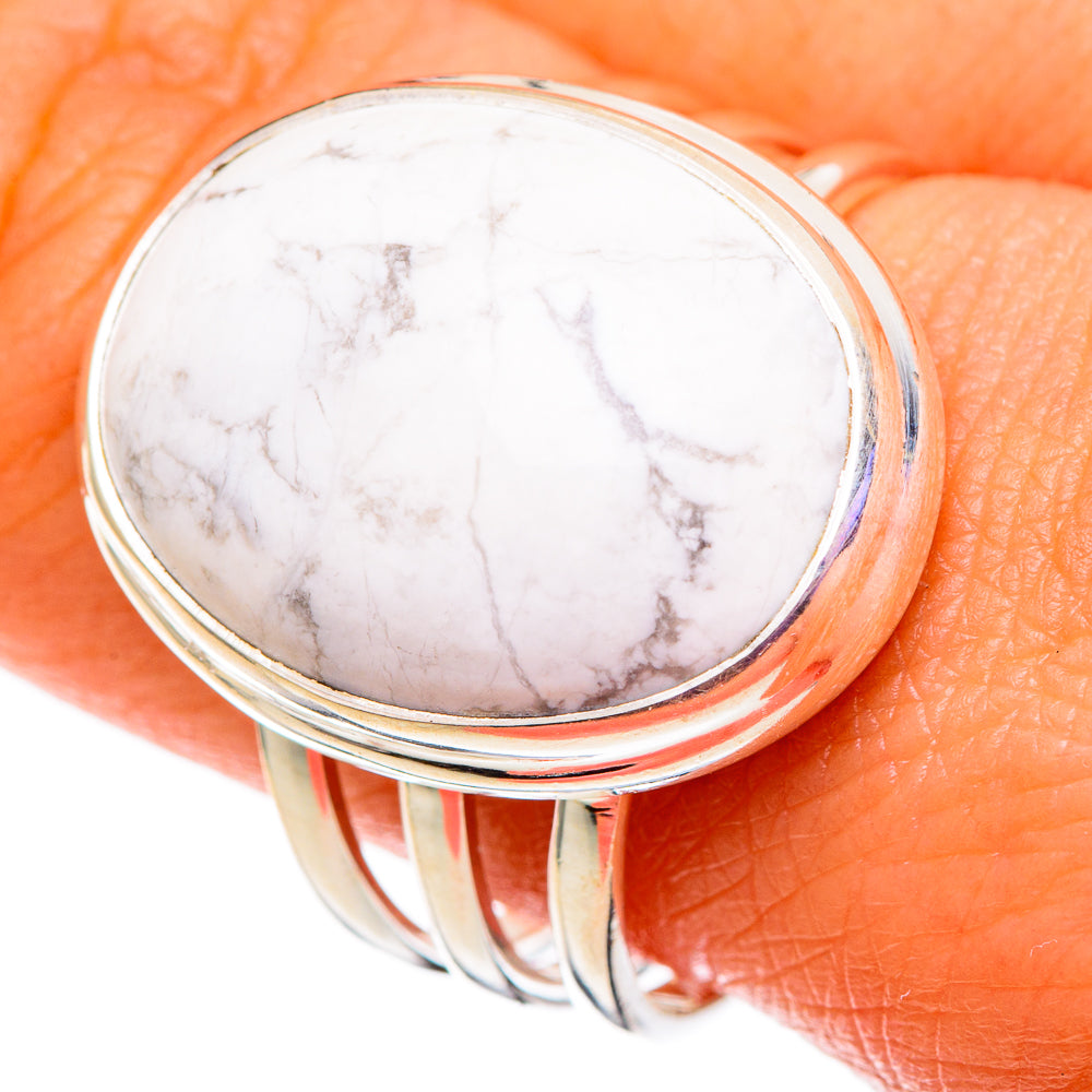 Howlite Rings handcrafted by Anasilvercos - RING100766