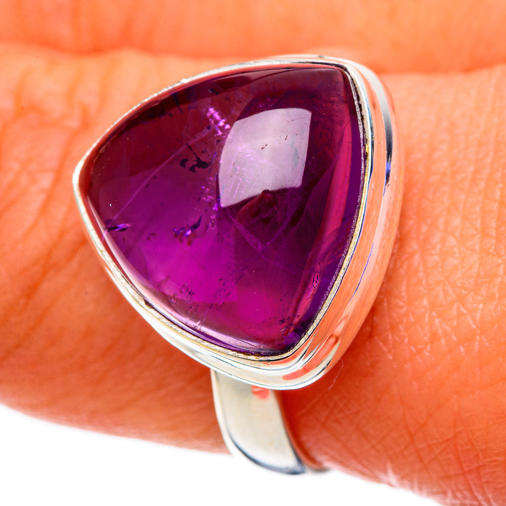 Amethyst Rings handcrafted by Anasilvercos - RING100790