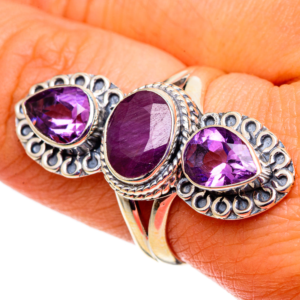 Ruby Rings handcrafted by Anasilvercos - RING100792
