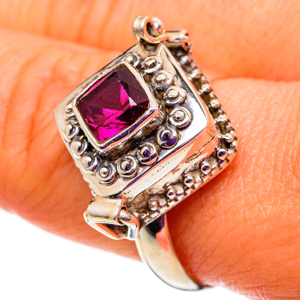 Garnet Rings handcrafted by Anasilvercos - RING100856