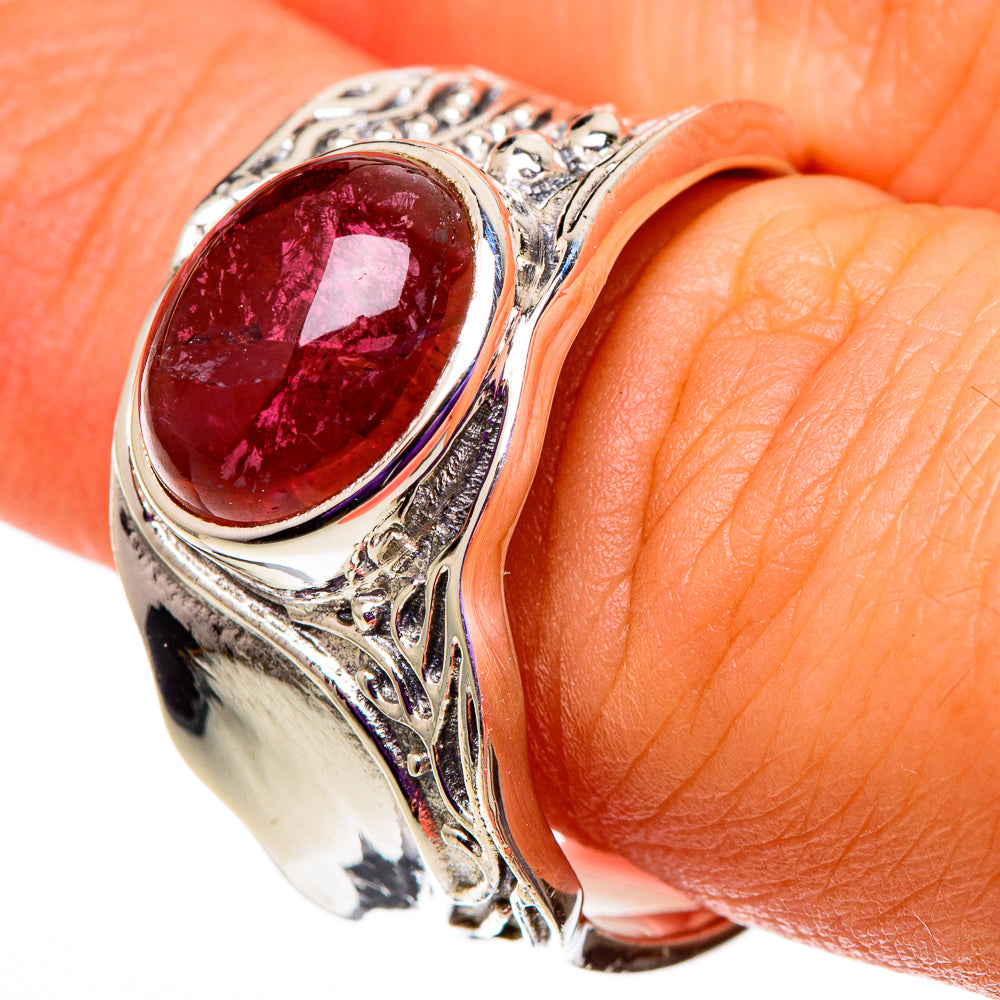 Pink Tourmaline Rings handcrafted by Anasilvercos - RING100862