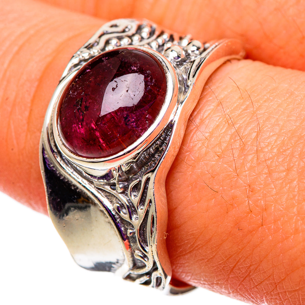 Garnet Rings handcrafted by Anasilvercos - RING100871