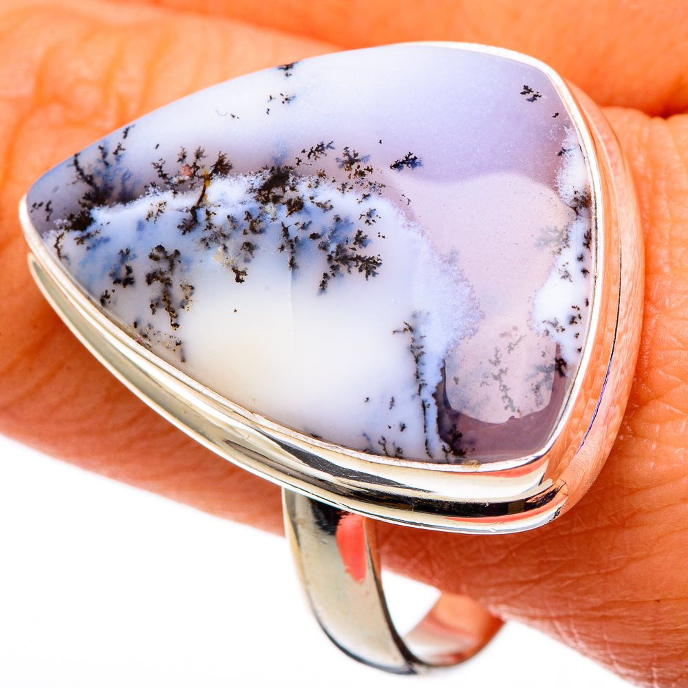 Dendritic Opal Rings handcrafted by Anasilvercos - RING100882
