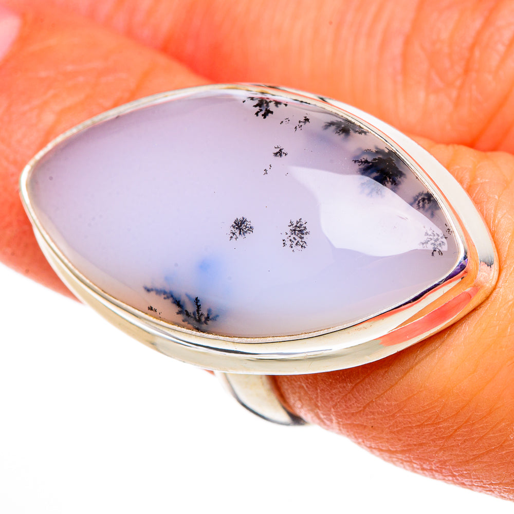 Dendritic Opal Rings handcrafted by Anasilvercos - RING100902
