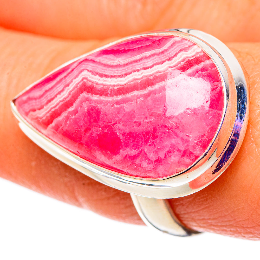 Rhodochrosite Rings handcrafted by Anasilvercos - RING100930