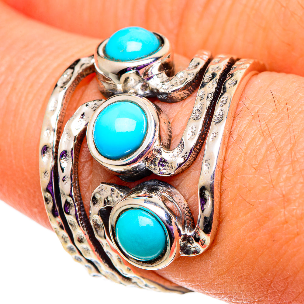 Larimar Rings handcrafted by Anasilvercos - RING100965