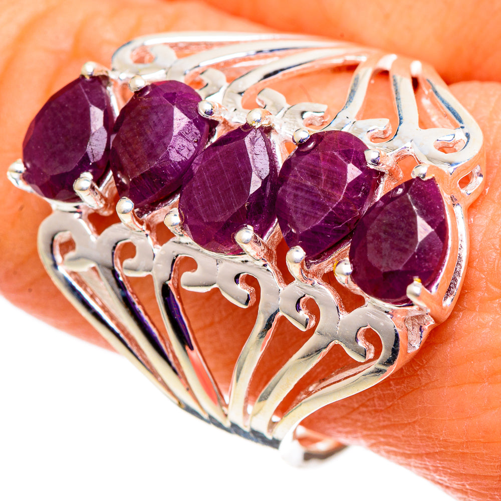 Rose Quartz Rings handcrafted by Anasilvercos - RING100976