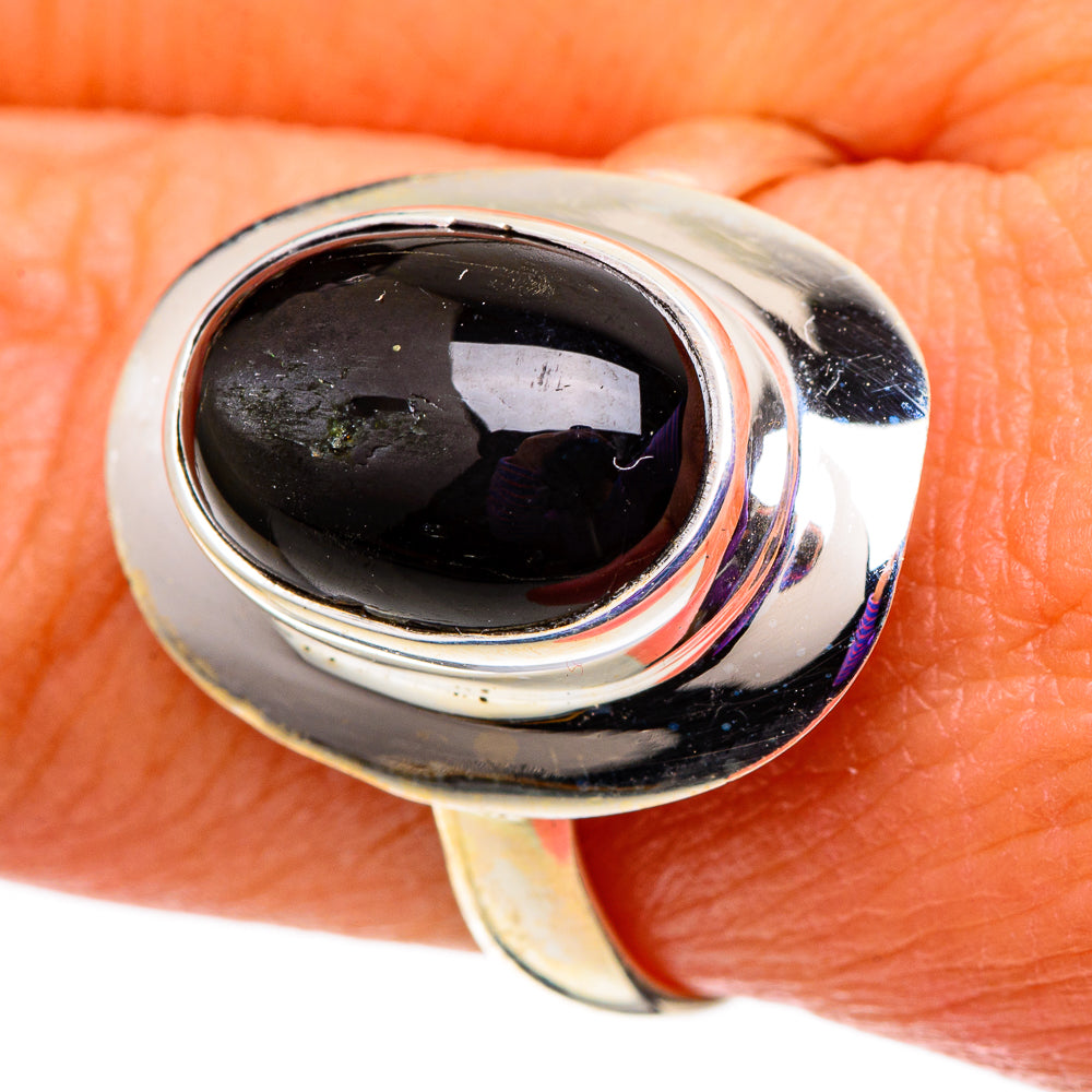 Black Onyx Rings handcrafted by Anasilvercos - RING100982