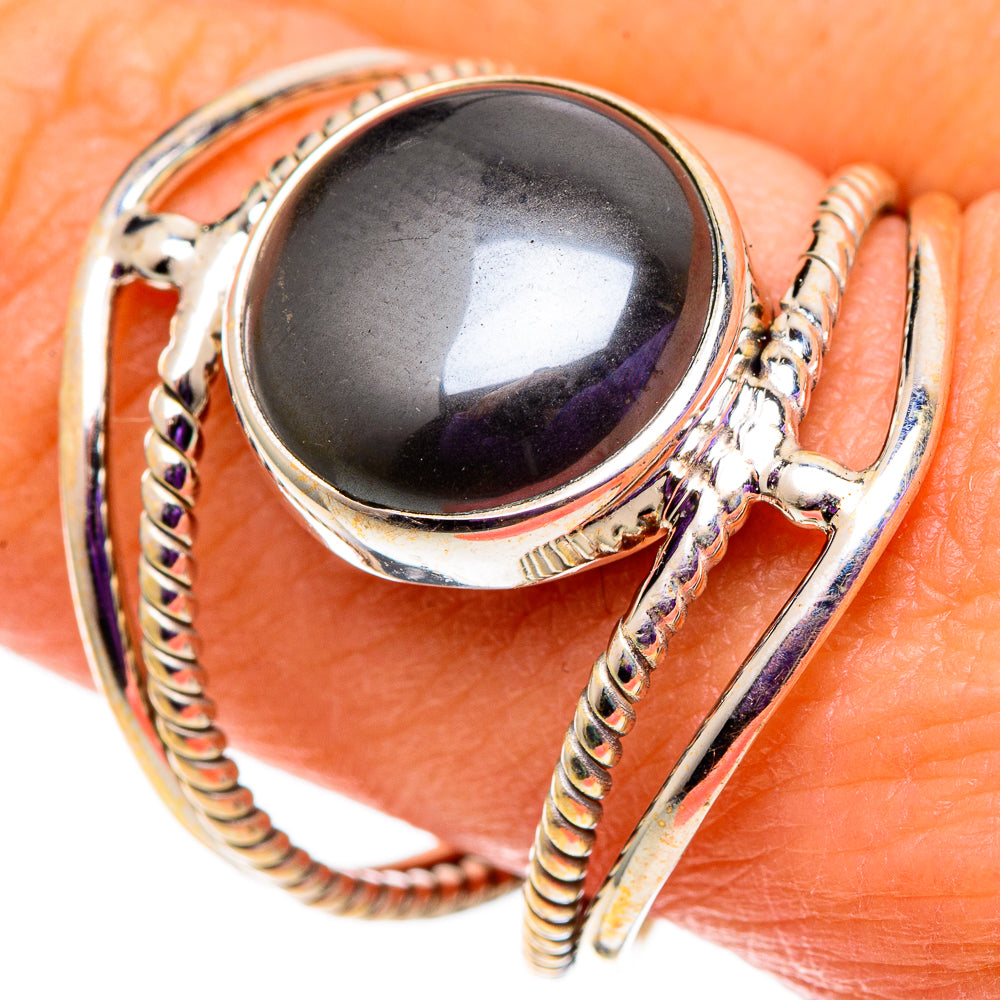 Hematite Rings handcrafted by Anasilvercos - RING100989