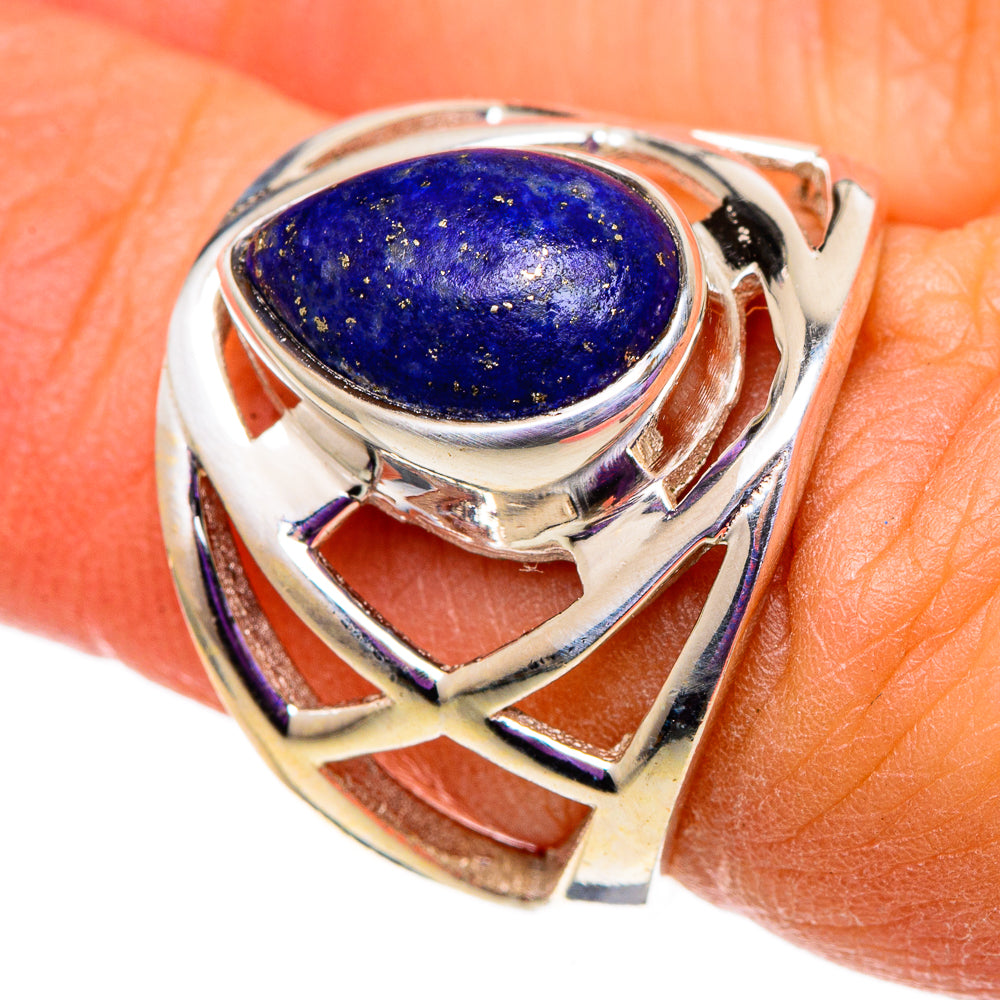Lapis Lazuli Rings handcrafted by Anasilvercos - RING100992