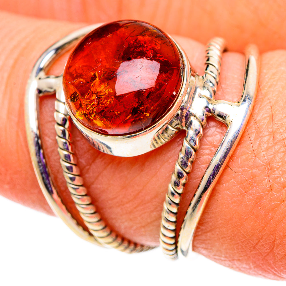Baltic Amber Rings handcrafted by Anasilvercos - RING101000