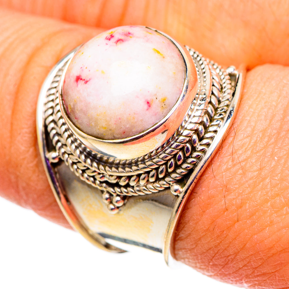 Cinnabar Jasper Rings handcrafted by Anasilvercos - RING101005