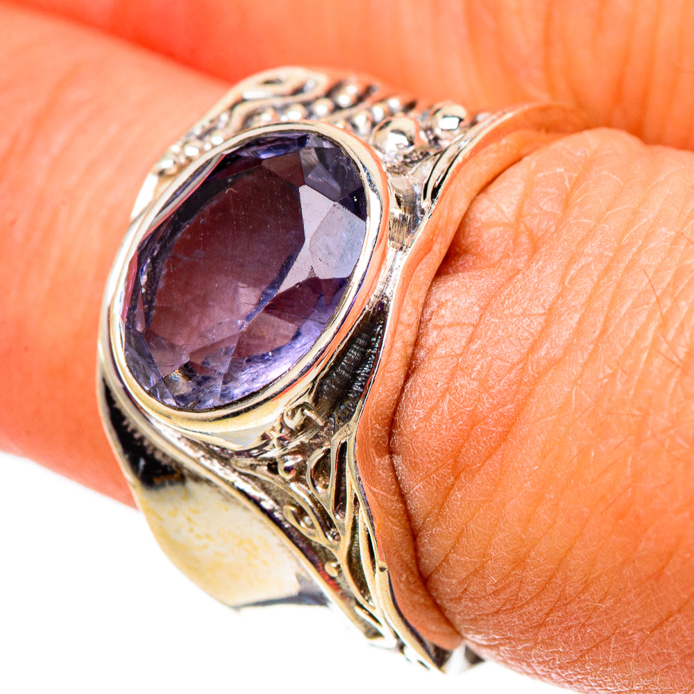 Blue Spinel Rings handcrafted by Anasilvercos - RING101009