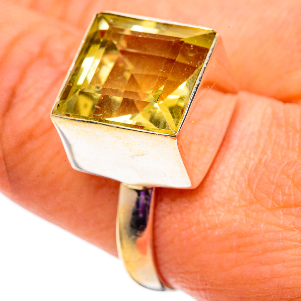 Citrine Rings handcrafted by Anasilvercos - RING101015