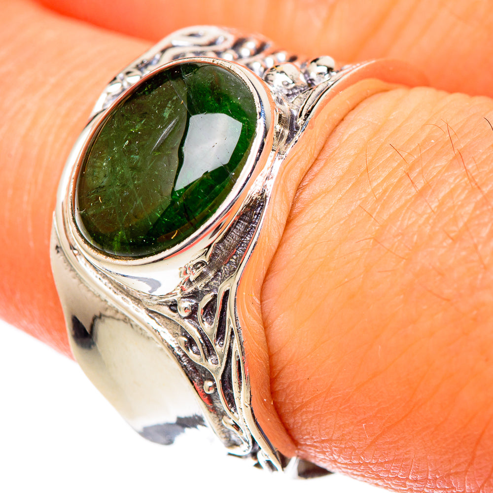 Peridot Rings handcrafted by Anasilvercos - RING101028