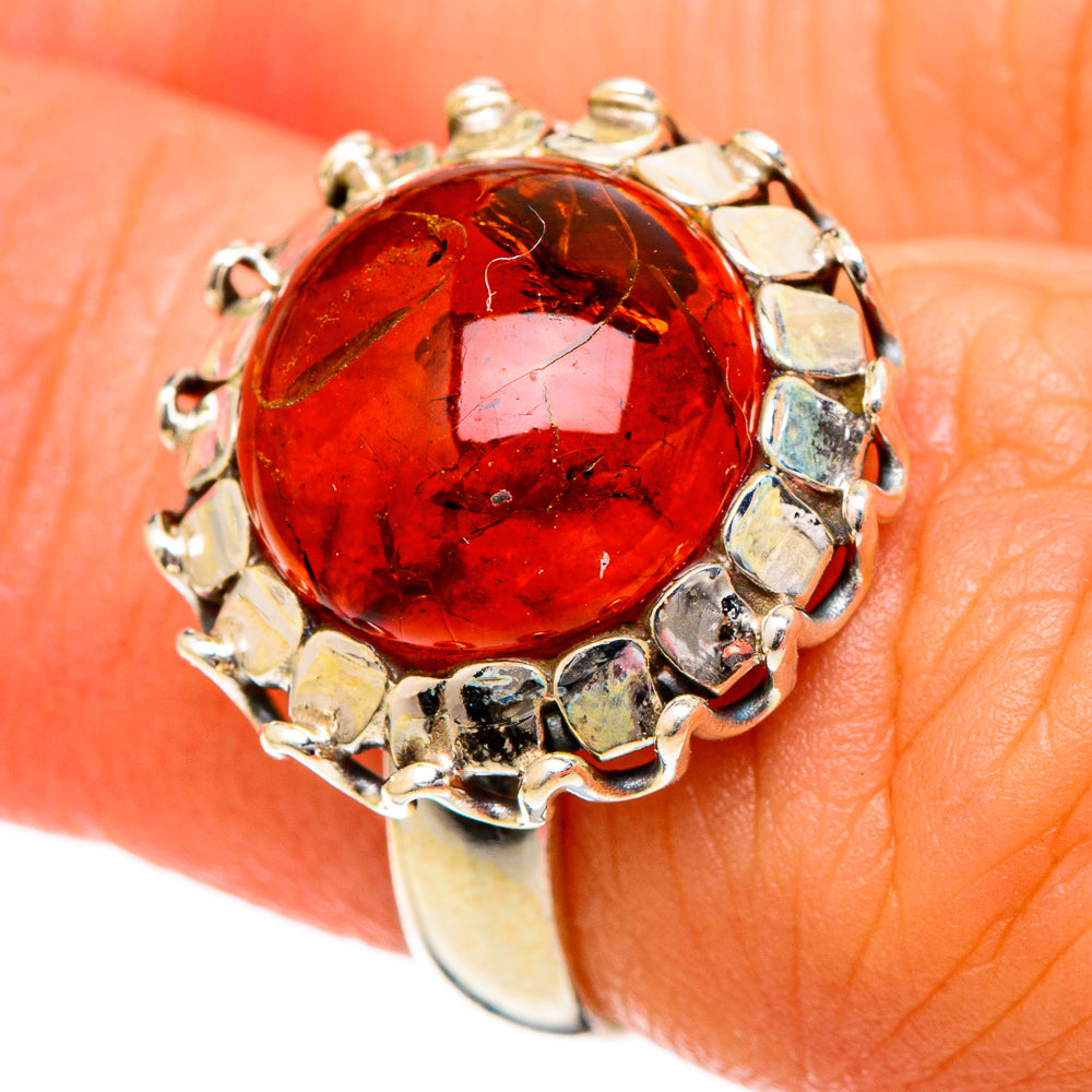 Baltic Amber Rings handcrafted by Anasilvercos - RING101035