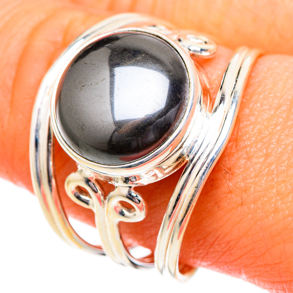 Hematite Rings handcrafted by Anasilvercos - RING101051