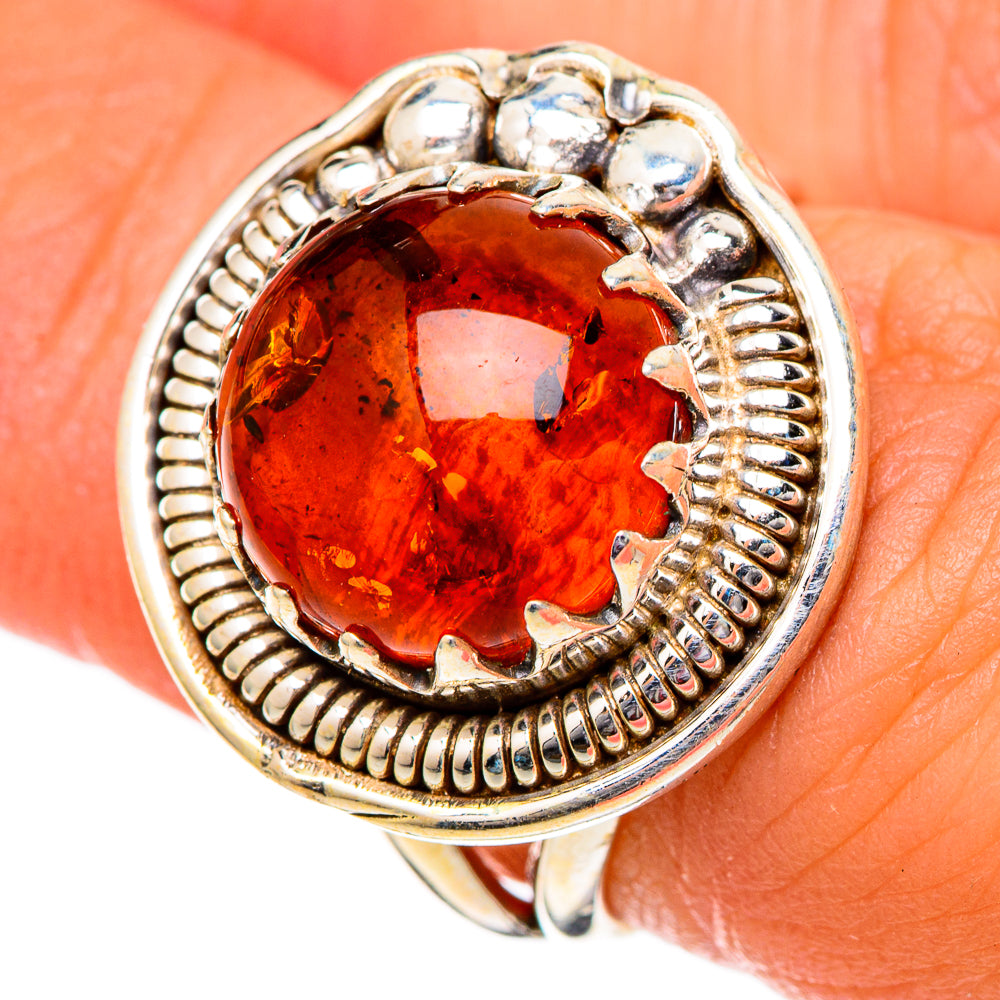 Baltic Amber Rings handcrafted by Anasilvercos - RING101065