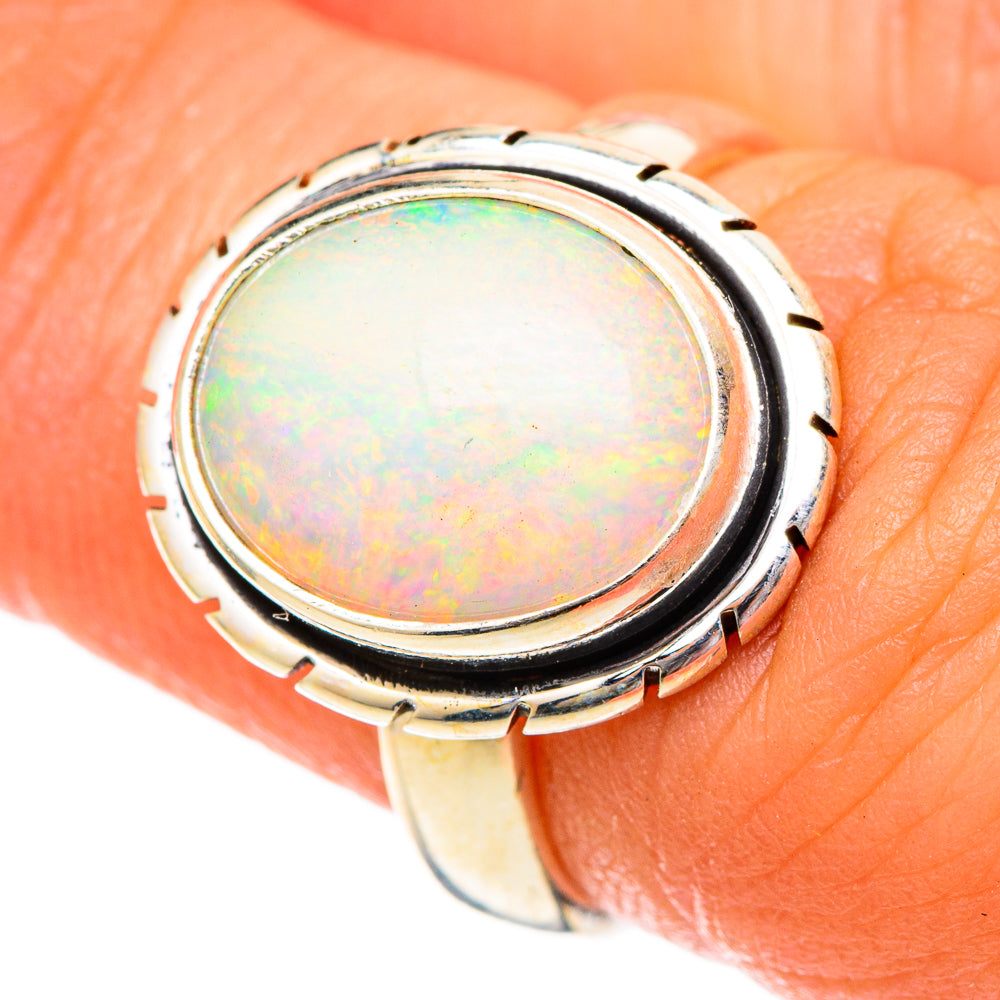 Ethiopian Opal Rings handcrafted by Anasilvercos - RING101080