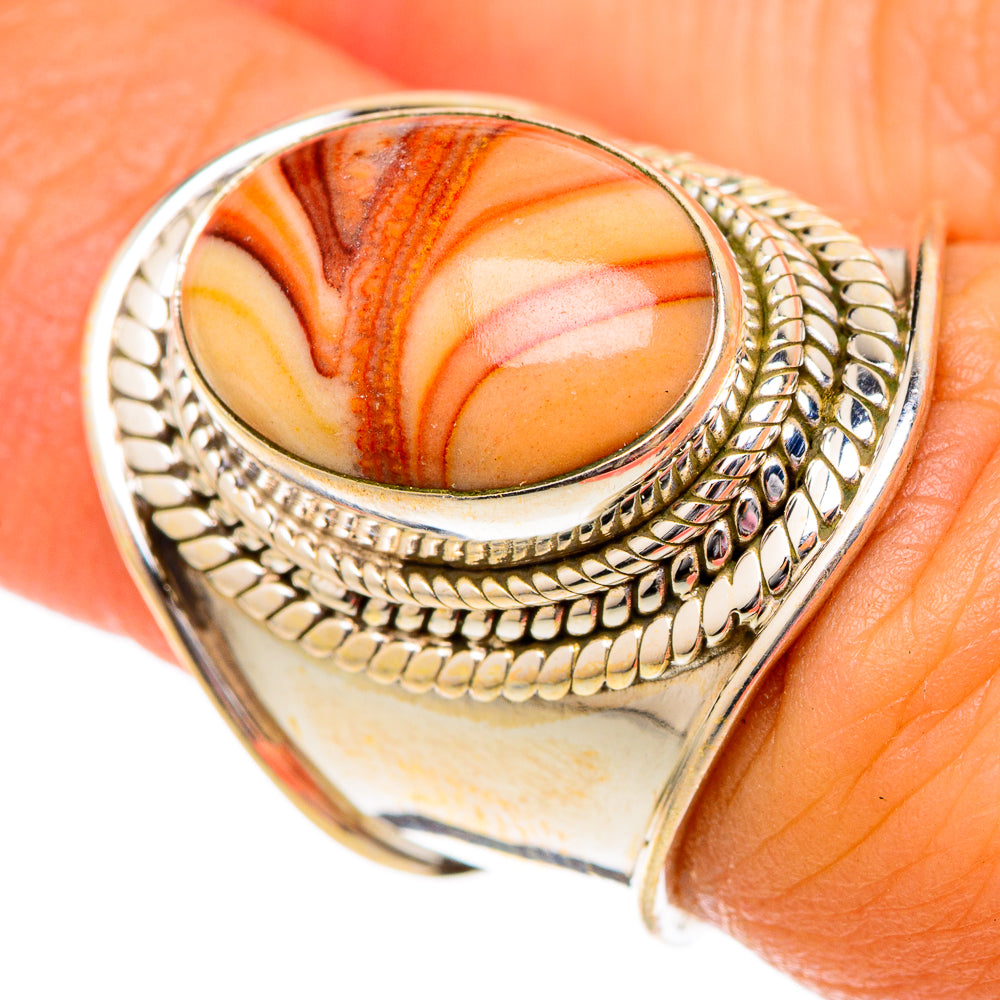 Mookaite Rings handcrafted by Anasilvercos - RING101089