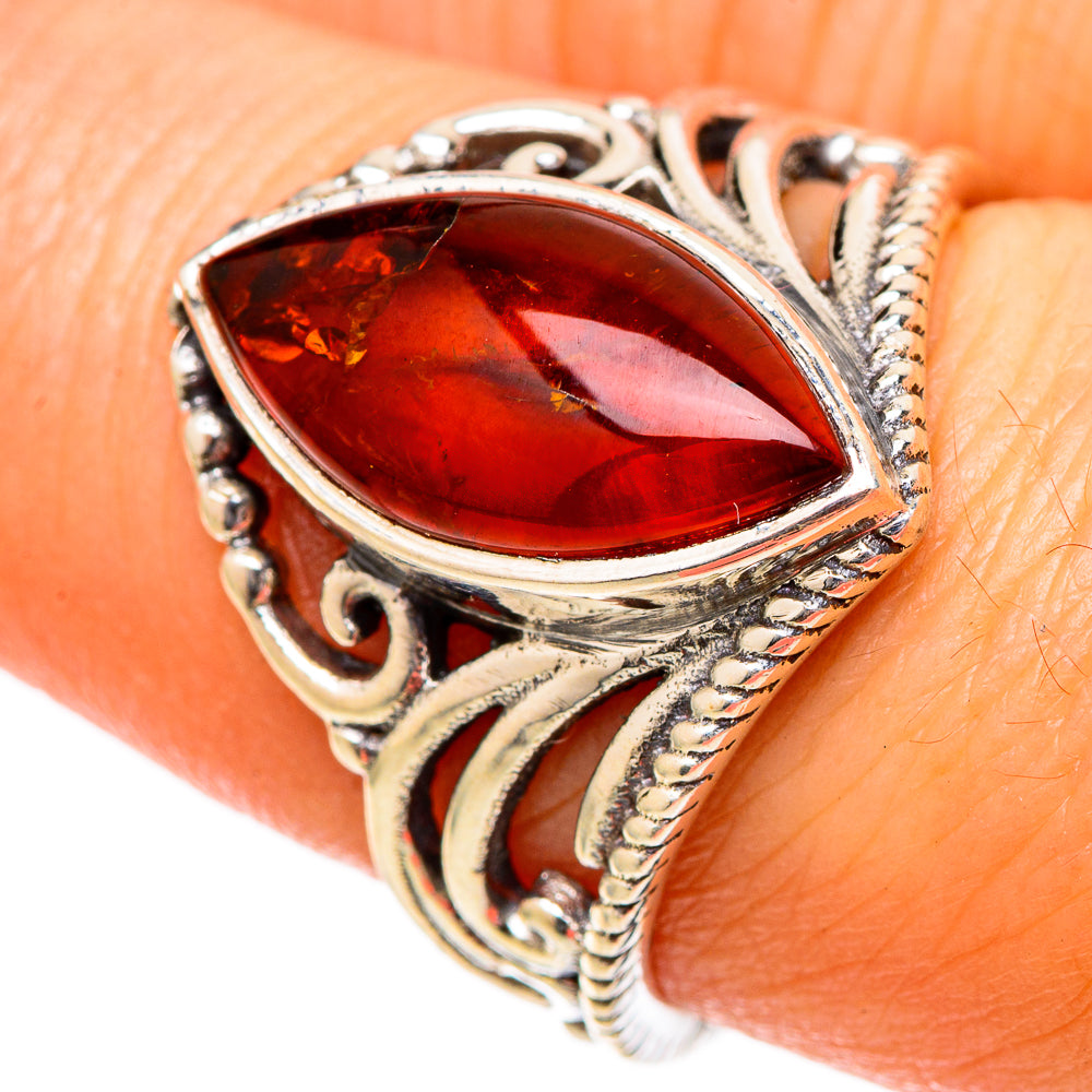 Baltic Amber Rings handcrafted by Anasilvercos - RING101091