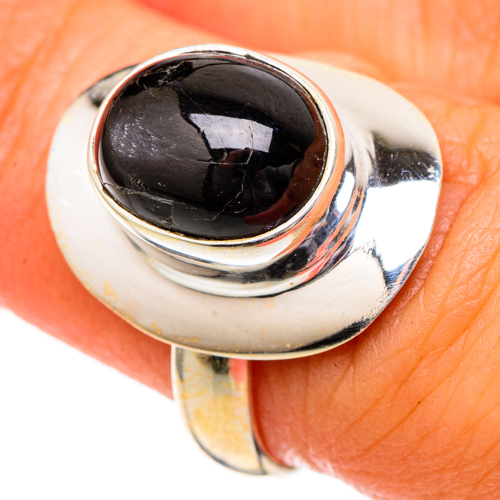 Black Onyx Rings handcrafted by Anasilvercos - RING101099