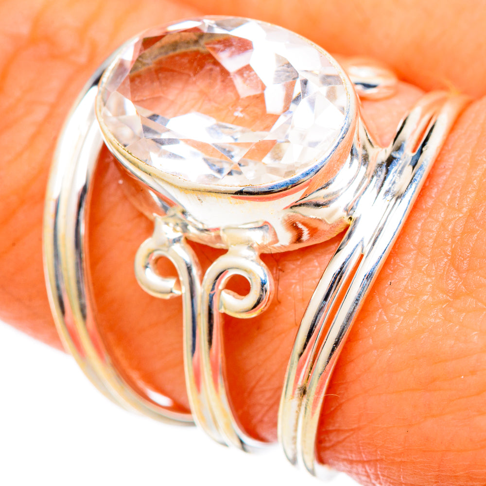 White Quartz Rings handcrafted by Anasilvercos - RING101100