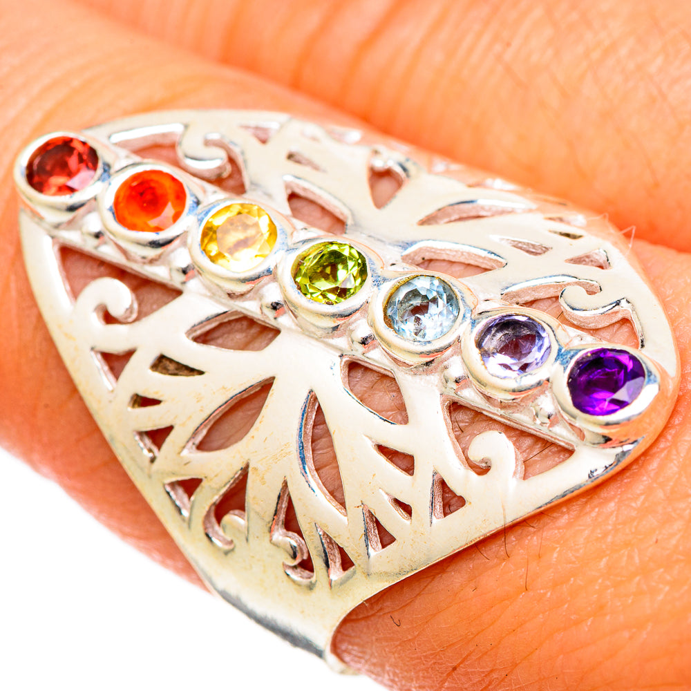 Chakra Rings handcrafted by Anasilvercos - RING101103