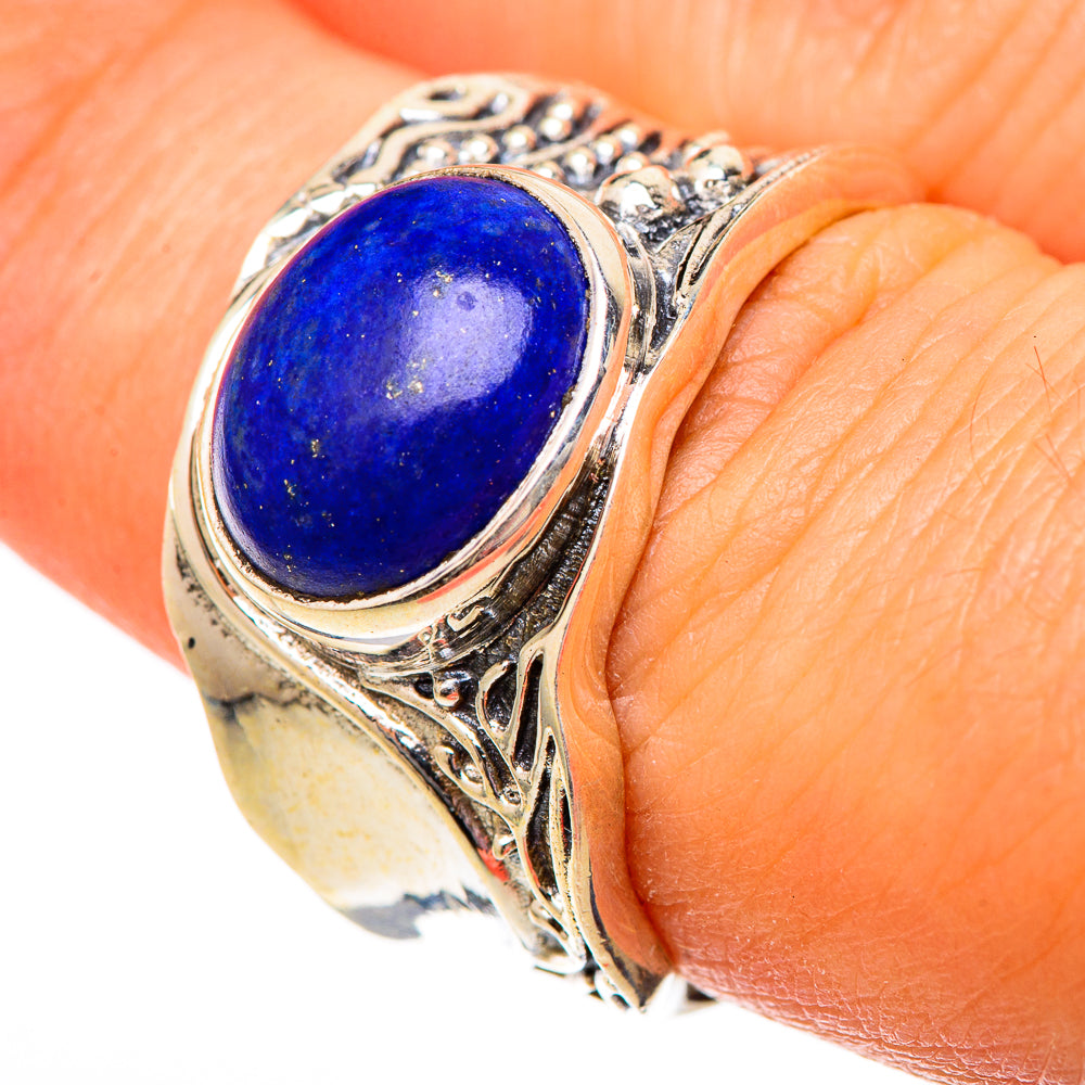 Lapis Lazuli Rings handcrafted by Anasilvercos - RING101127