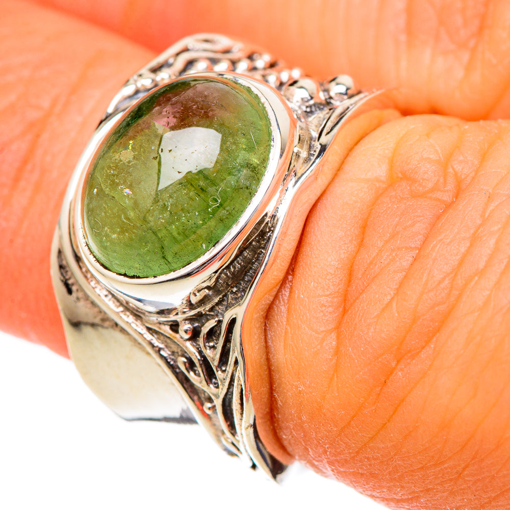 Watermelon Tourmaline Rings handcrafted by Anasilvercos - RING101134