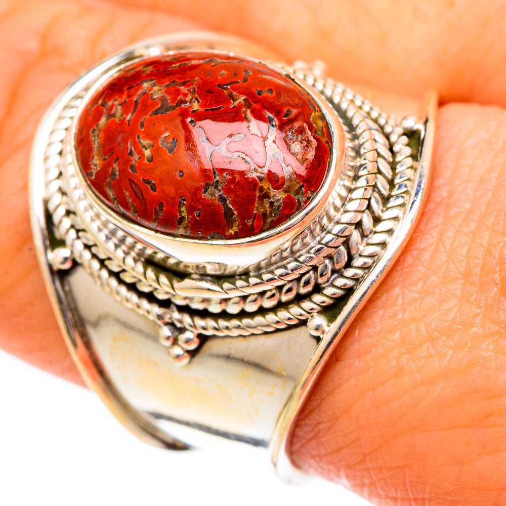 Dinosaur Bone Rings handcrafted by Anasilvercos - RING101135